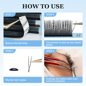 Glamlash <span class=keywords><strong>uyy</strong></span> U ขนตาปลอม cdmlu ขนตาปลอมรูปตัว U 4D ทำจาก5D 3D - Product Image 3