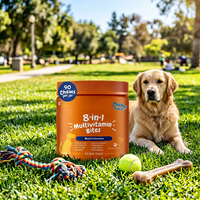 Vitamines naturelles 8-en-1 pour chiens, complément de calcium, aliments pour animaux de compagnie, suppléments de santé à mâcher