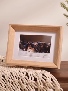 Juego de Marcos de <span class=keywords><strong>Fotos</strong></span> Creativos de Madera con Diseño Hueco, Venta al por Mayor, Marcos Cuadrados Nórdicos de 6, 7, 8, 10 y 16 Pulgadas, Formato A4 - Product Image 1