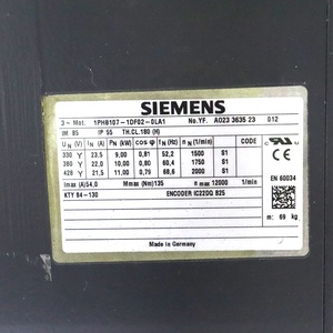Motor Asíncrono Compacto SIMOTICS M Original 1PH81051DF020LA1 1PH8107-1DF02-0LA1 - Product Image 2