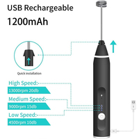 Outils de bar, mousseur à lait, fouet à matcha, mélangeur, agitateur, batteur à œufs rechargeable par USB, mousseur à lait électrique, mousseur à café
