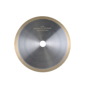 Lame de coupe diamantée ultra-mince de précision en céramique de qualité industrielle Shanghai Nabo, finition revêtue de Ti, 150 mm, 0,2 mm, pressée à chaud - Product Image 5