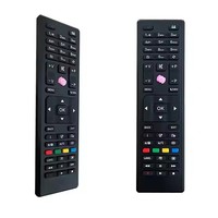 Nuevo Control Remoto Universal RC4875 de Código Fijo Anti-Impactos de 4 Botones, Material ABS, con Alcance de 8-10 Metros para Televisores HD