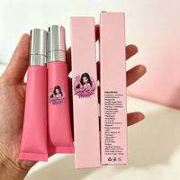 Baume à lèvres hydratant et teinté en tube souple, marque privée, avec peptides et huile, pour maquillage des lèvres