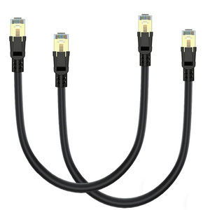 Câble Ethernet Dsunty CAT8 BC SFTP 28AWG à vitesse maximale, RJ45 plaqué or, câble Ethernet à angle droit, 0,5m-100m - Product Image 5