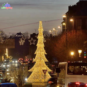 Plaza illuminé hauteur 20M géant extérieur spirale LED arbre <span class=keywords><strong>de</strong></span> <span class=keywords><strong>Noël</strong></span> éclairé - Product Image 4