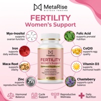 Soutien à la fertilité pour femmes adultes, 60 comprimés, mélange d'herbes premium, complément alimentaire, équilibre hormonal, santé reproductive, bien-être