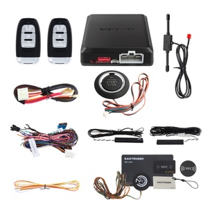 Système d'alarme de voiture universel EASYGUARD EC002-NFC, entrée sans clé passive, verrouillage/déverrouillage par carte NFC et démarrage à distance du moteur, démarrage sans clé - Product Image 1