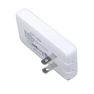 超薄饼干GAN 30w快速充电usb 1USB + TYPE-C端口美国折叠插头迷你充电器