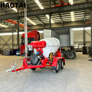 Nhà máy bán trực tiếp xây dựng Ướt Phun trát vữa máy để bán bê tông xi măng Trailer xe tải - Product Image 1