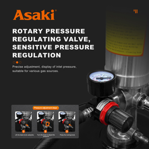 Asaki Tools - Lubricador Neumático de Alta Presión para la Industria Automotriz, Modelo AK-1077 - Product Image 5