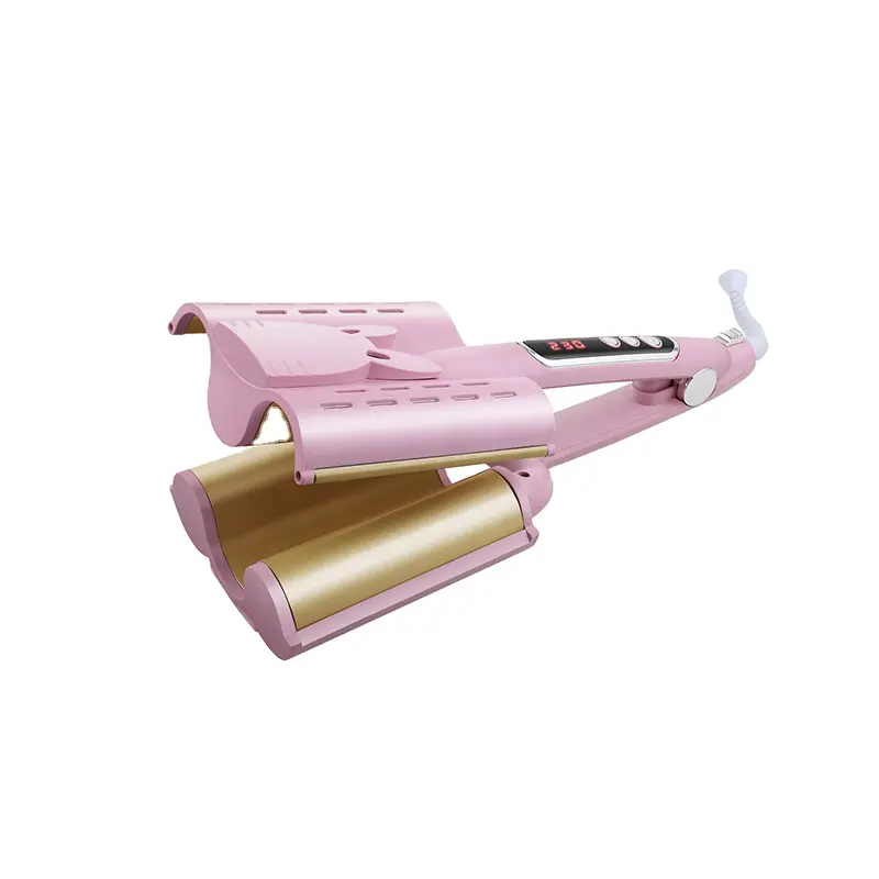 HW-8820 Ins Heißer Schnelle heizung 26mm 32mm rosa balance elektrische drei fässer tiefen weichen curling eisen große welle haar curler