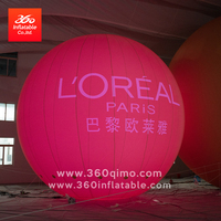 Ballons gonflables géants personnalisés 360° pour la publicité, grands ballons gonflables lumineux pour les événements en plein air