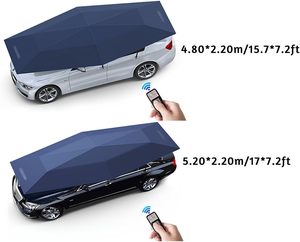 Cubierta para Techo de Coche de Tela Oxford de Triple Capa para Exteriores, Protección UV, Toldo Contra Granizo, Parasol, Plegable Automáticamente, para las Cuatro Estaciones, Tipo Carpa - Product Image 5