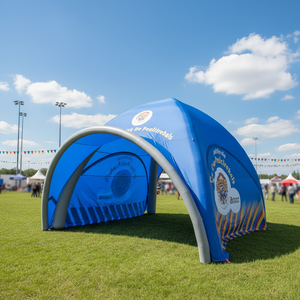 Dôme gonflable en PVC à quatre coins fermés, impression UV, imperméable, multicolore, 1000-1500 mm, tente publicitaire alimentée par prise électrique - Product Image 6