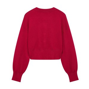 Cárdigan de Punto con Botones en Forma de Corazón para <span class=keywords><strong>Mujer</strong></span>, Estilo Dulce y Moderno, Venta al Por Mayor - Product Image 2
