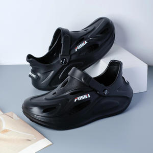 Sabots AISHI pour hommes en EVA, chaussures de randonnée aquatique antidérapantes à bout fermé, sandales aquatiques pour adultes, gris, noir, kaki, blanc - Product Image 4