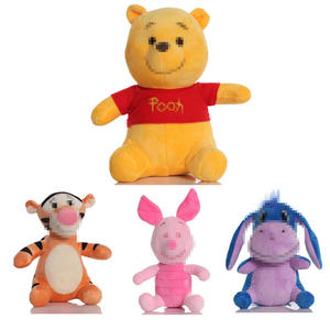 Venta al por mayor 8 pulgadas Anime Jumping Tiger Pigleted Pig Eeyored Donkey peluche Mini Winnied Bear Claw Machine Dolls - Product Image 1
