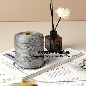 Nhà Máy Bán Buôn Tự Làm Túi PP Dây 3Mm Crochet Bện Bông Polyester Nylon Vẽ Dây Màu Crochet Dây Trong Cuộn - Product Image 2