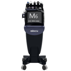 Appareil de microdermabrasion à jet d'oxygène pour soins de la peau M6 en noir, écran tactile, hydratation de la peau - Product Image 2