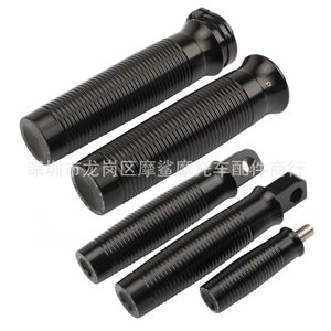 Moshark <b>Motorcycle</b> Throttle <b>Grip</b> 15x9x5 CNC Striped Handlebar <b>Grip</b> For Harley Modification Parts - Product Image 2
