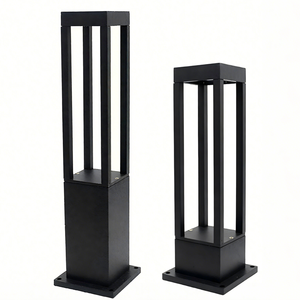 أضواء حديقة حديثة عالية الجودة من الألومنيوم LED IP65 85V-av إضاءة مناظر طبيعية من أربعة جوانب أنيقة للحديقة - Product Image 1