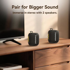 Altavoz portátil Tronsmart T8 Mini con clasificación de impermeabilidad IPX7 para uso en exteriores, compatible con aplicaciones. - Product Image 6