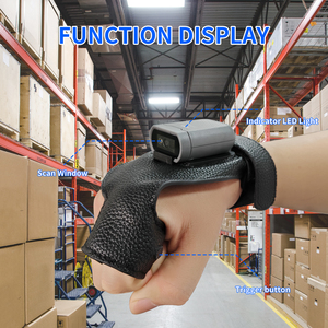 Lector de Códigos de Barras Inalámbrico W-330 QR, Escáner Portátil <span class=keywords><strong>2D</strong></span> para Mano Izquierda y Derecha - Product Image 5