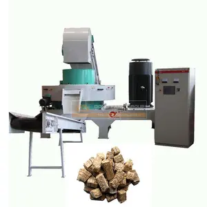 Biomass waste processing equipment/Agricultural wastes briquetting machine/Rice husk briquetting machine