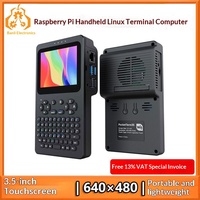 Terminal informatique portable Linux Raspberry Pi 4 pi 5 avec écran tactile de 3,5 pouces, résolution 640x480 et design portable