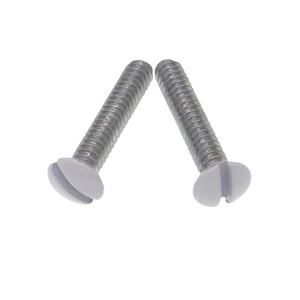 크기 #<span class=keywords><strong>6-32</strong></span> 스위치 플레이트 커버 용 슬롯 형 흰색 페인트 헤드 나사 - Product Image 5