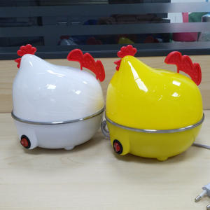 เครื่องทำไข่รูปไก่ ชั้นเดียว ตัวเครื่องพลาสติก ใช้งานง่าย สีเหลืองและสีขาว สำหรับใช้ทำอาหารเช้า - Product Image 2