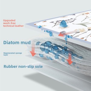 Super Absorbent Large <b>Kitchen</b> Absorbent <b>Mat</b> Antiskid Draining Coffee Dish Drying <b>Mat</b> Quick Dry Bathroom Drain Pad Tableware <b>Mat</b> - Product Image 5