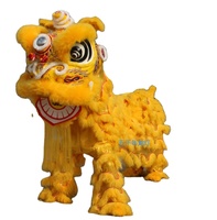 Costume de danse du lion de carnaval Ensemble de culture chinoise pour hommes adultes Taille normale pour une performance de deux personnes Partie de l'usure de la danseuse chinoise
