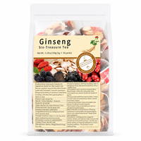 OEM Ginseng Zes Schatten Kruidenthee Piramidezakjes 5g*20 Moerbei Wellness Thee Voedt de Nieren Verbetert de Viriliteit Aangepaste Verpakking