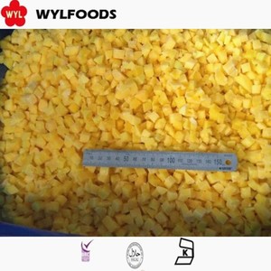 Di alta qualità autentico cinese congelato <span class=keywords><strong>pesche</strong></span> OEM IQF giallo pesca dadi alla rinfusa imballaggio a basso prezzo per i mercati - Product Image 3