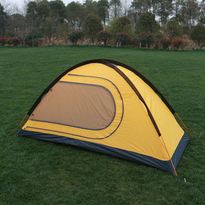 Tente de camping portable légère pour 2-3 personnes, 200*180cm, double couche, imperméable, avec poteaux en aluminium, pour le voyage et la randonnée - Product Image 3