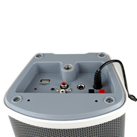 Altavoz de Columna de Aluminio Impermeable para Exteriores de Alta Calidad con Bluetooth, Altavoces para Jardín/Exterior de 20 W y Woofer de 5 Pulgadas para Uso en Exteriores