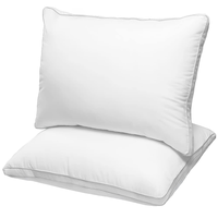 Oreiller de luxe pour hôtel, collection hôtelière, doux et moelleux, excellent soutien, garnissage alternatif, design à soufflets pour le dos