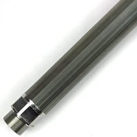 Disesuaikan baja nirkarat logam wedge kawat elemen panel layar lembar filter untuk industri air untuk kartrid filter 316