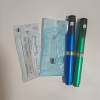 Flacon distributeur en verre détachable avec couvercle gradué pour emballage quantitatif de tubes en verre pour soins corporels