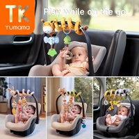 Tumama enfants activité landau arc jouets en peluche animaux ours bébé poussette spirale jouet girafe lapin Marine suspendus hochet ensembles de jouets