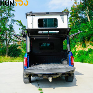 Huntoo Factory Direct Quick Deploy Aluminum Hard Shell Pop up Camper Topper for Full Size Truck Crew Cab - Product Image 2