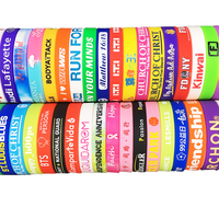 Bracelets en silicone unis et élastiques en gros à prix abordable, bracelets en caoutchouc gaufré, bracelets en silicone avec logo personnalisé