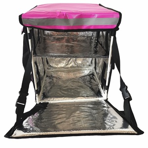 Bolsas de comida verde Embalaje Mochila de entrega Mochila de comida aislada Bolsa de <span class=keywords><strong>pizza</strong></span> Bolsa de hombro de entrega Portador de bebidas aislado OEM - Product Image 5