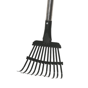 Pelle à crottes pour chiens, plateau à crottes pour chiens et râteau, pelle à déjections pour animaux domestiques avec longues poignées sectionnelles réglables en acier inoxydable - Product Image 2