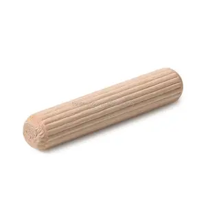 Hot Sales Wholesale Wood Dowel And Pins Furniture Connection Birch Wood Dowel Screw