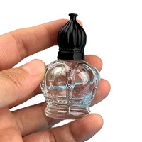 Z006 15ml Flacon à bille en verre portable UV haut de gamme pour échantillons, flacon vide pour huiles essentielles, usage agricole et industriel