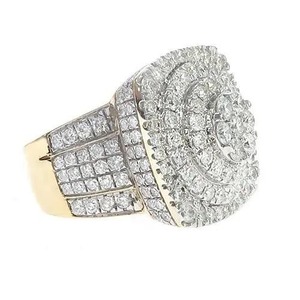 แหวนฮิปฮอปประดับเพชรโมอิสซาไนต์ VVS เงินแท้ 925 ดีไซน์โดดเด่นสำหรับผู้ชายและผู้หญิง เหมาะสำหรับงานฉลองครบรอบและงานปาร์ตี้ เครื่องประดับคุณภาพสูง - Product Image 2