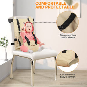 Nouvelle tendance personnalisée Toddle Booster Harnais Siège Tissu Bébé Portable Salle à manger Chaise haute pour le voyage - Product Image 5